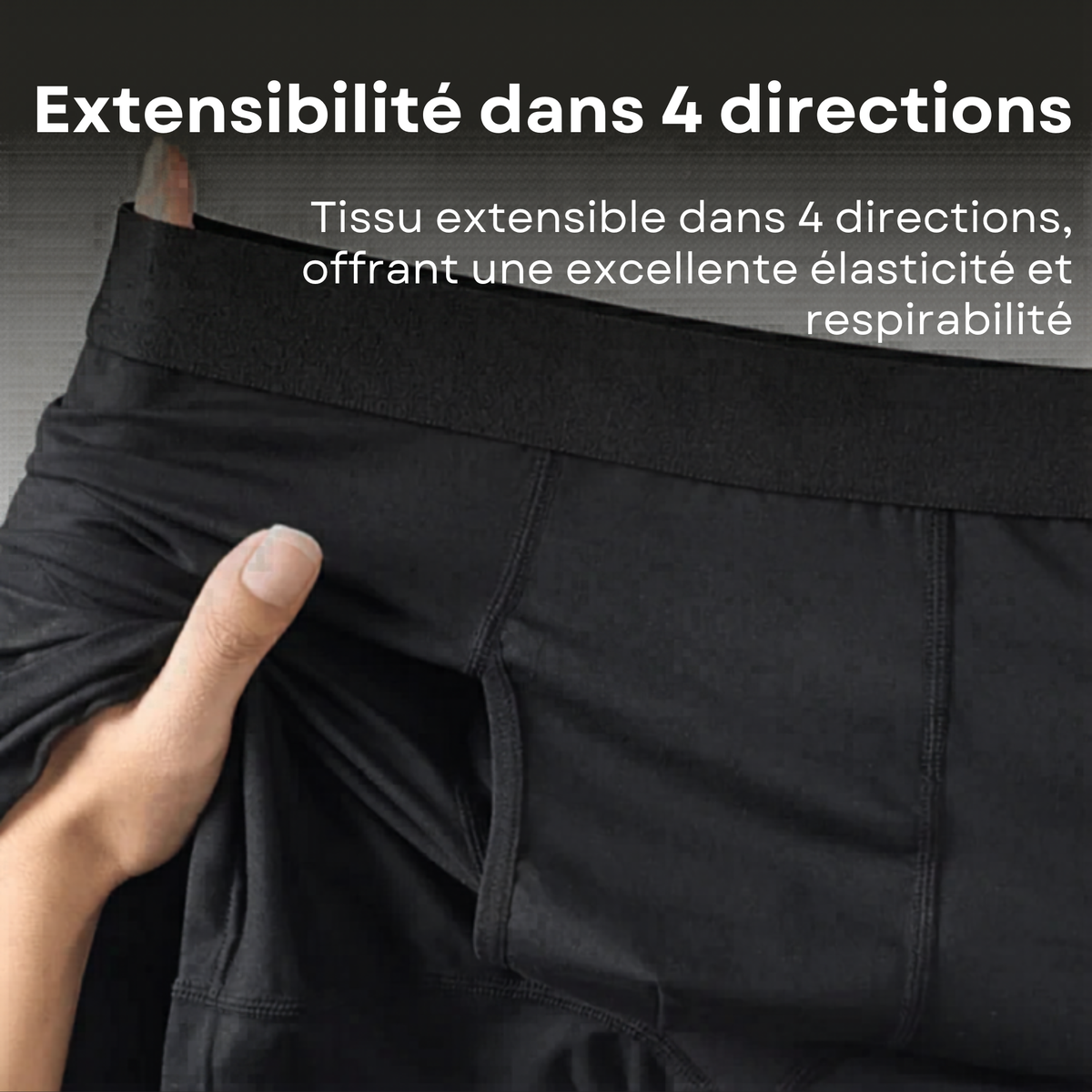 Boxers anti-fuites ultra absorbants pour hommes